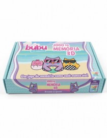 JOGO DA MEMORIA 3D BUBU CURUJINHAS 34X23X5CM - Distribuidora 12 de Outubro