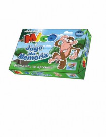 JOGO DO MICO E JOGO DA MEMORIA 12X9X2CM - Distribuidora 12 de Outubro