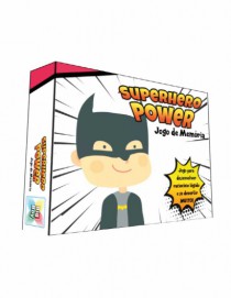 JOGO DE MEMORIA SUPER HERO 12X9X2CM - Distribuidora 12 de Outubro