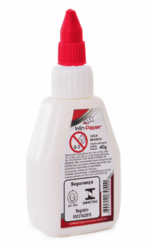 COLA LIQUIDA BRANCA 40G - Distribuidora 12 de Outubro