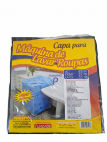 CAPA MAQUINA DE LAVAR SUPER LUXO P 85X57X55CM - Distribuidora 12 de Outubro