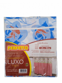 CORTINA DE PIA LUXO ESTAMPADA 138X88CM - Distribuidora 12 de Outubro