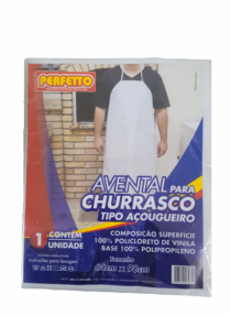 AVENTAL CHURRASCO TIPO ACOUGUEIRO 64X98CM - Distribuidora 12 de Outubro