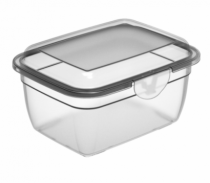 CONTAINER CLICK 400ML TRANSPARENTE - Distribuidora 12 de Outubro