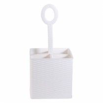 PORTA TALHERES RATTAN BRANCO - Distribuidora 12 de Outubro