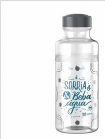 GARRAFA H2O PET CRISTAL 500 ML - Distribuidora 12 de Outubro