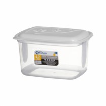 POTE RETANGULAR ALTO 4,2 LITROS TRANSPARENTE - Distribuidora 12 de Outubro