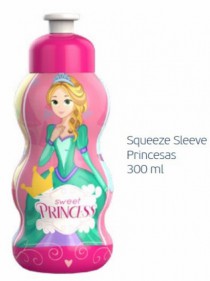 SQUEEZE SLEEVE PRINCESAS 300 ML - Distribuidora 12 de Outubro