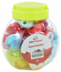 Apontador Arredondado Emborrachado - Distribuidora 12 de Outubro