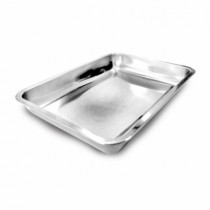ASSADEIRA RETANG INOX 36X27CM - Distribuidora 12 de Outubro