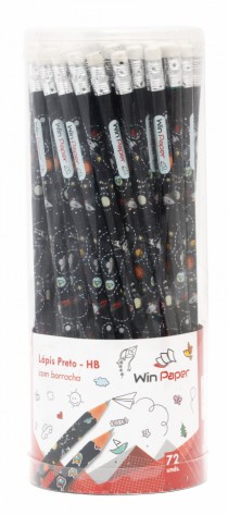 LAPIS HB ESTAMPA MASC POTE C/ 72 PCS - Distribuidora 12 de Outubro