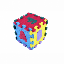 CUBO EVA VOGAL MINI 8X8CM - Distribuidora 12 de Outubro