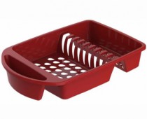 ESCORREDOR DE LOUCA VERMELHO - Distribuidora 12 de Outubro