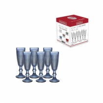 JOGO 6 TACAS CHAMPAGNE BICO DE JACA 140ML AZ - Distribuidora 12 de Outubro