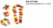 COLAR HAVAIANA KIT C 4 PCS - Distribuidora 12 de Outubro