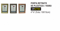PORTA RETRATO COM MOLDURA EM PS (POLIESTIRENO - Distribuidora 12 de Outubro