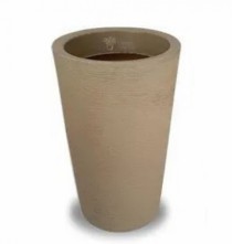COLUNA RED CONE GRAFITADO M BEGE 50X31X23CM - Distribuidora 12 de Outubro