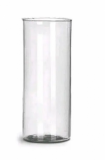 VASO DECORATIVO DE VIDRO COPO VELA 22X8CM - Distribuidora 12 de Outubro