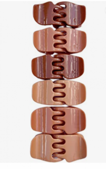 PIRANHA DE CABELO G3 M MARROM PCT C/ 12 PECAS - Distribuidora 12 de Outubro