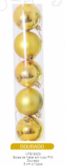 BOLA MISTA TUBO DOURADO - Distribuidora 12 de Outubro
