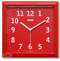 RELOGIO DE PAREDE QUARTZ VERMELHO - Distribuidora 12 de Outubro
