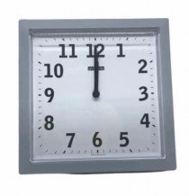 RELOGIO DE PAREDE QUARTZ CINZA - Distribuidora 12 de Outubro