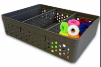 CESTO C 2 DIV GG CINZA ESCURO - Distribuidora 12 de Outubro