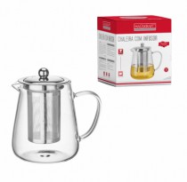 CHALEIRA C/ INFUSOR BORO 750ML - Distribuidora 12 de Outubro