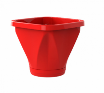 VASO QUAD N. 22 C/ PRATO VERMELHO - Distribuidora 12 de Outubro