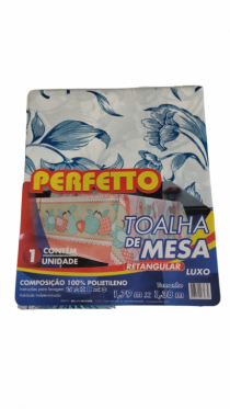 TOALHA DE MESA RETANGULAR LUXO - Distribuidora 12 de Outubro