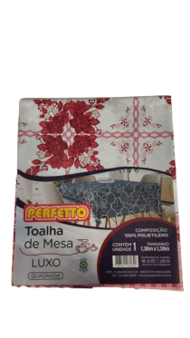 TOALHA DE MESA QUADRADA LUXO - Distribuidora 12 de Outubro