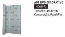 ADESIVO DECORATIVO 45CM5M PAPEL/PLASTICO PVC - Distribuidora 12 de Outubro