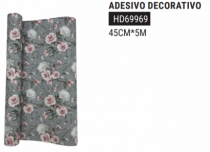 ADESIVO DECORATIVO 45CM5M PAPEL/PLASTICO PVC - Distribuidora 12 de Outubro