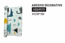 ADESIVO DECORATIVO 45CM5M PAPEL/PLASTICO PVC - Distribuidora 12 de Outubro