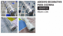 ADESIVO DECORATIVO P/COZINHA - Distribuidora 12 de Outubro