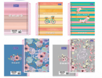 CADERNO UNIV CD 160 FLS 10 MAT PCT C/ 4 - Distribuidora 12 de Outubro