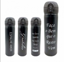 GARRAFA PUSH 380ML ISOTERMICA - Distribuidora 12 de Outubro