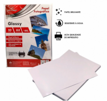 PAPEL FOTOGRAFIA GLOSSY 50 FLS - Distribuidora 12 de Outubro