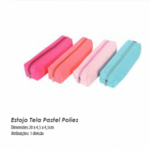 ESTOJO TELA PASTEL POLI - Distribuidora 12 de Outubro