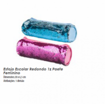 ESTOJO ESC REDONDO 1Z PAETE - Distribuidora 12 de Outubro