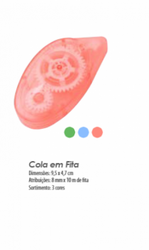 COLA EM FITA 10MX 8MM - Distribuidora 12 de Outubro