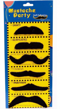 BIGODE CARTELA COM 6 - Distribuidora 12 de Outubro