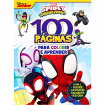 MARVEL - 100 PAGINAS PARA COLORIR SPIDEY FR - Distribuidora 12 de Outubro