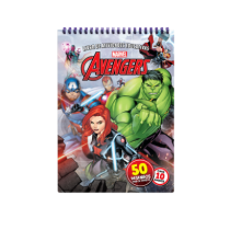 MARVEL - 50 PAGINAS EDUCATIVAS AVENGERS - Distribuidora 12 de Outubro