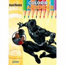 MARVEL COLORIR E APRENDER - BLACK PANTHER - Distribuidora 12 de Outubro