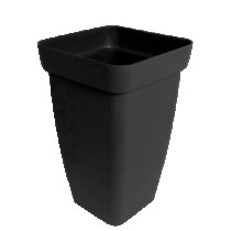 VASO COLUNA FLORATTA G 34,0 L PRETO - Distribuidora 12 de Outubro