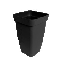 VASO COLUNA FLORATTA M 22,0 L PRETO - Distribuidora 12 de Outubro