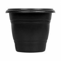 VASO REDONDO BELLA FIORE N.35 13,5 L PRETO - Distribuidora 12 de Outubro