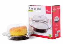 PRATO BOLO 32CM C/BASE - Distribuidora 12 de Outubro