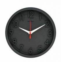 RELOGIO REDONDO 3D SIGMA PRETO - Distribuidora 12 de Outubro